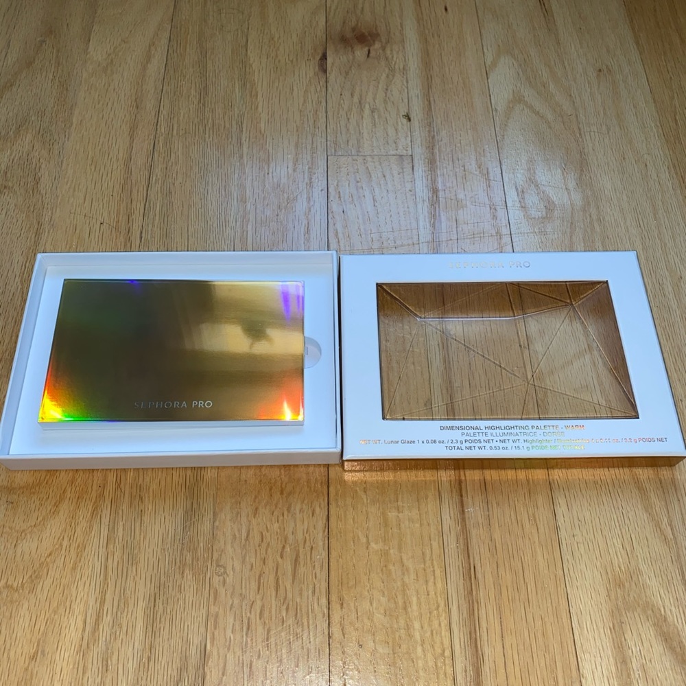 Sephora Pro dimensional highlighting palette -warm
